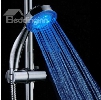 beautifully color temperature Changing LED A Grade ABS Chrome Finish Hanldheld Shower head