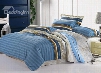 Blue Stripe Elegant Style Cotton 4-Piece Bedding Sets/Duvet Cover