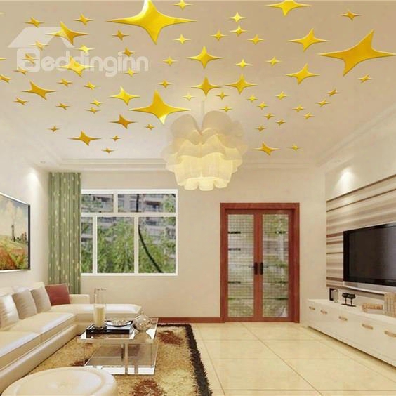 Shinning Cool Stars Style Acrylic Decorative Wall Stickers