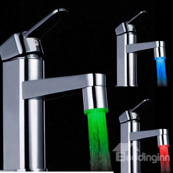 Unique Seven Colors Quick Flashing Kitchen/bathroom Faucet