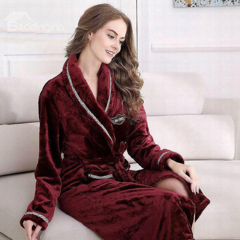 Air Force Special Mark Attractive Red Style Design Lingerie Pajamas