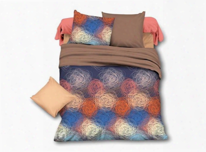 Chic Ethnic Pattern Polyester 4-piece Duvet Cover Sets