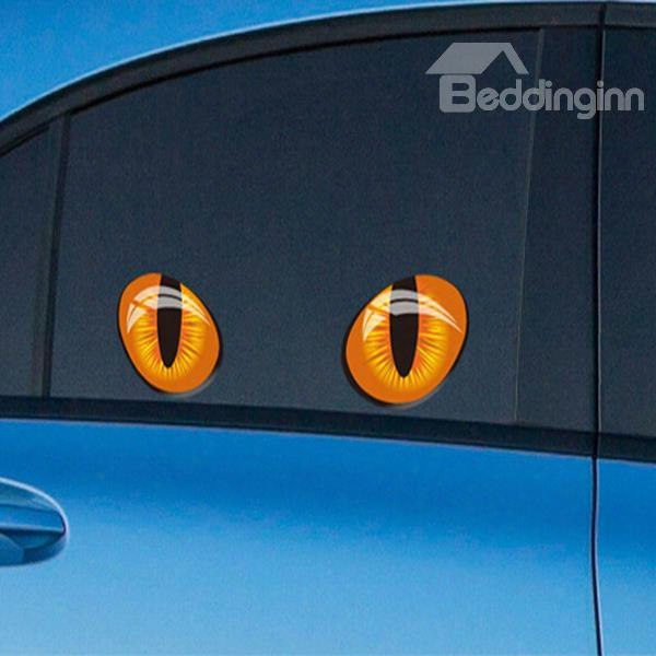 Cute And Interesting Eye Pattern Side Windows Decorative Car Sticker