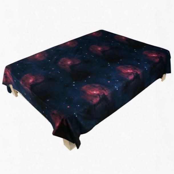 Magical Galaxy 3d Printed Polyester Flat Sheet