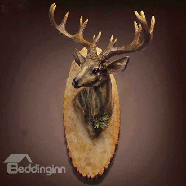 New Arrival Stunning Creative Buck Deer Wall Hanging