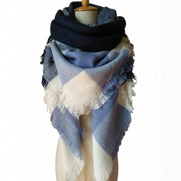 New Stylish Lady Long Soft Cashmere Scarf Populars Quare Scarves