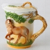 Creative Ceramic Horse Pattern Cup Painted Pottery