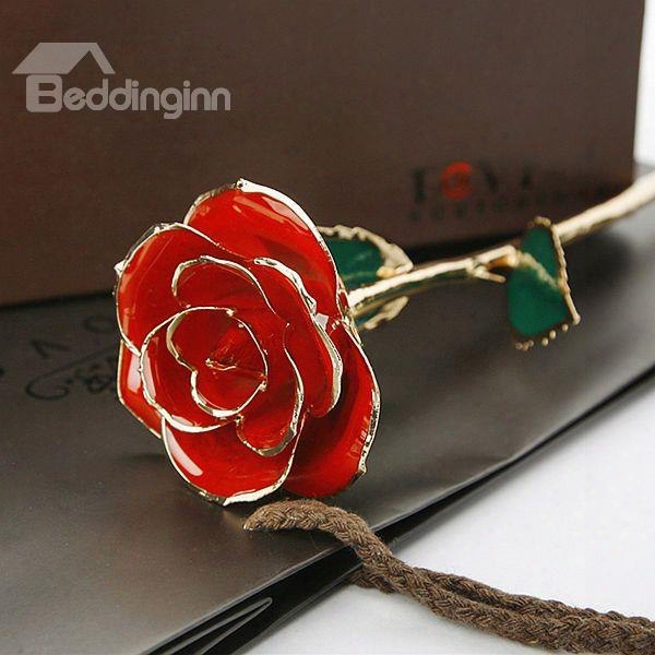 Romantic Never Fade Few Colors For Choose 24k Gold Rose