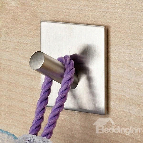 Stainless Steel Home Decorative Simple Style Wall Hooks