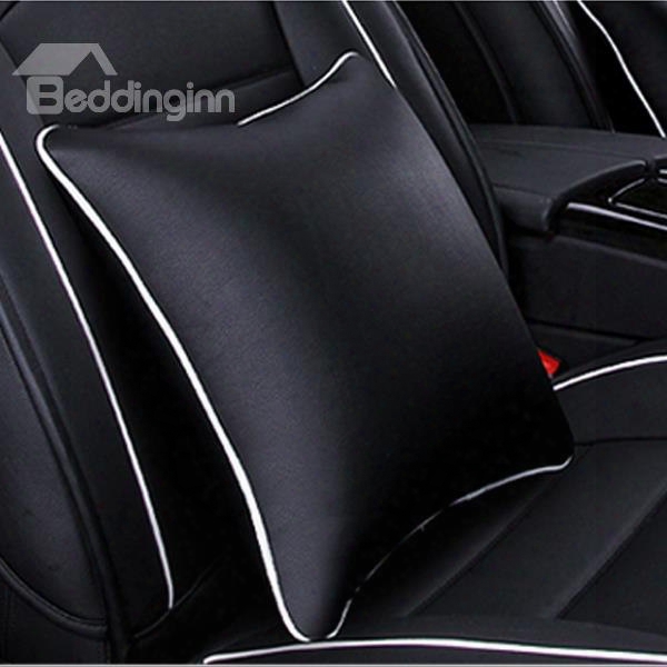Super Comfortable Leather Pu 4-pieces Cost-effective Car Pillow