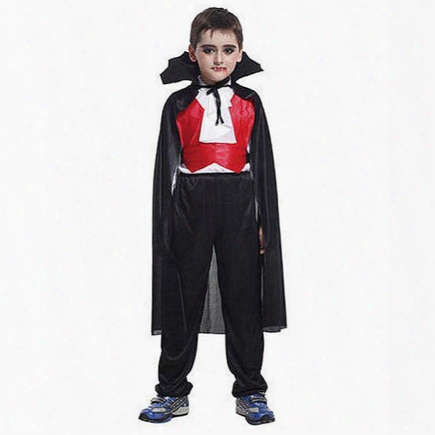 Vivid Halloween Style Cosplay Child Vampire Costume