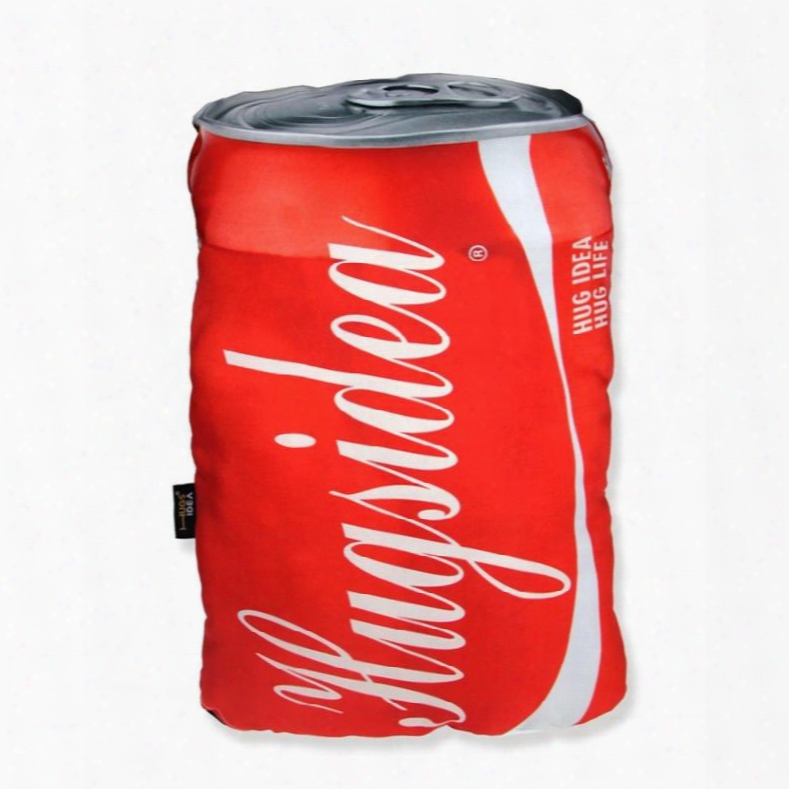 Chic Cola Can Design Decorative Throw Pillow