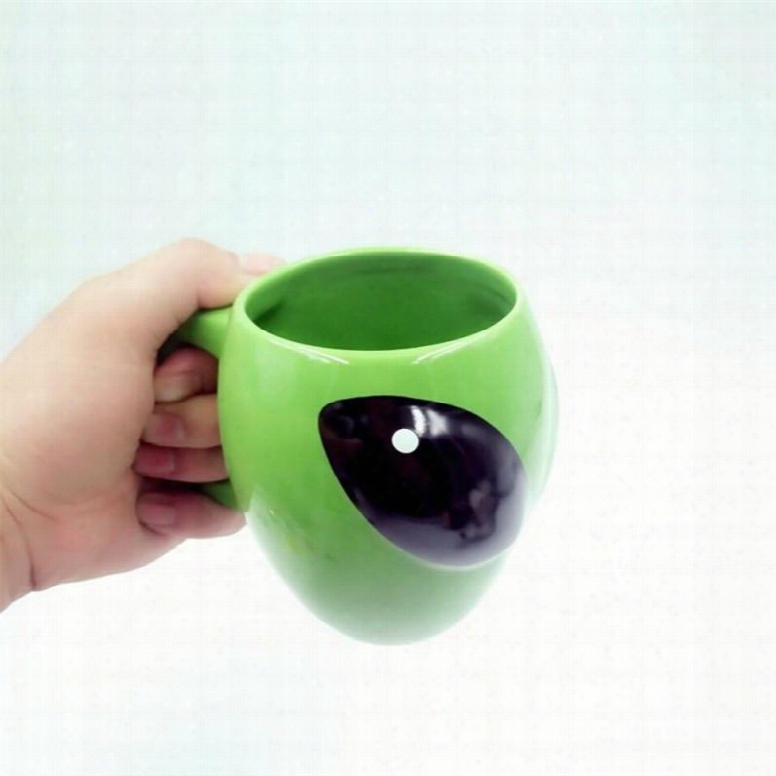 Creative Alien Design Ceramic Coffee Mug Gift Idea