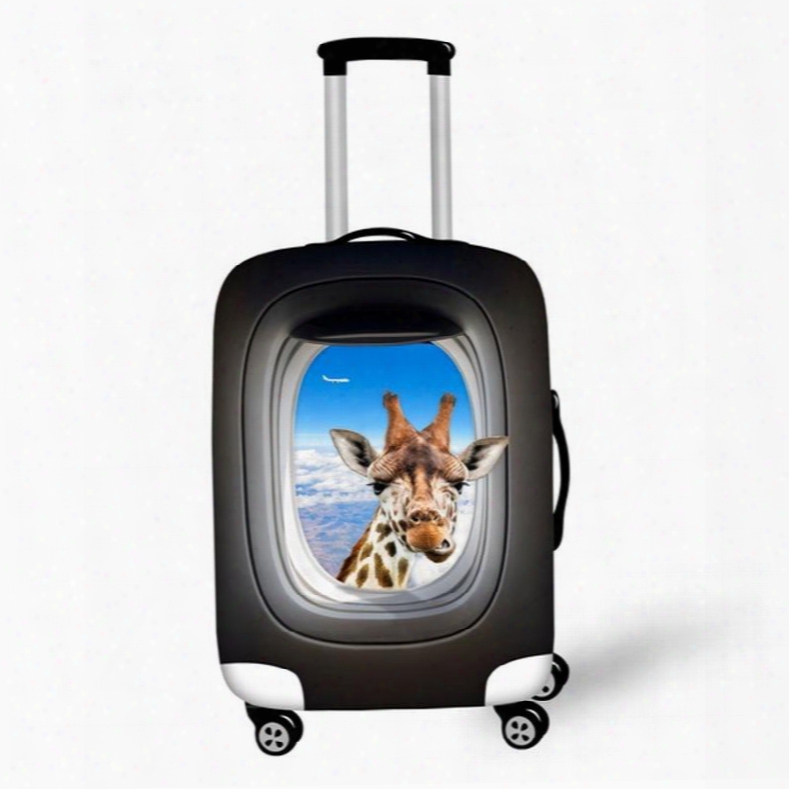 Fashion  Animals Pattern 3d Painted Luggage Cover