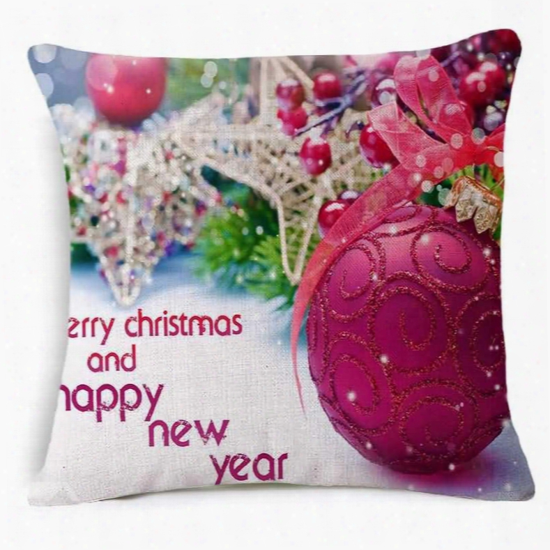 Gorgeous Christmas Decoration Print Square Throw Pillow
