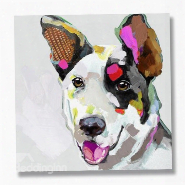 New Arrival Muticolor Pop Art Modern Dog Oil Painting