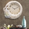 Princess Tridimentional Handmade Embossment Mute Hanging Wall Clock