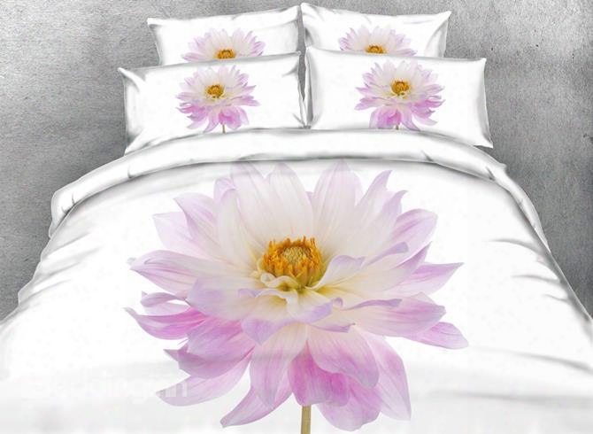 Special Design Chic Big Flower Pattern 5-piece Comforter Sets