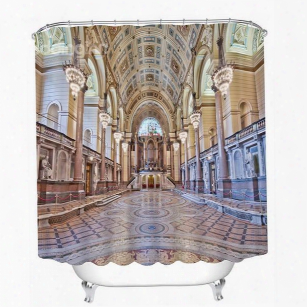 Spectacular Architecture Print 3d Bathroom Shower Curtain