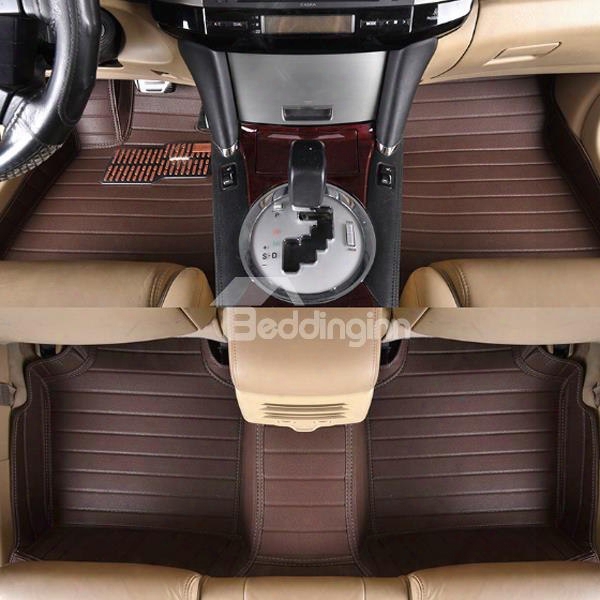 Super High Grade Luxury Pvc Leather Sleek Design Custom-fit Floor Mats