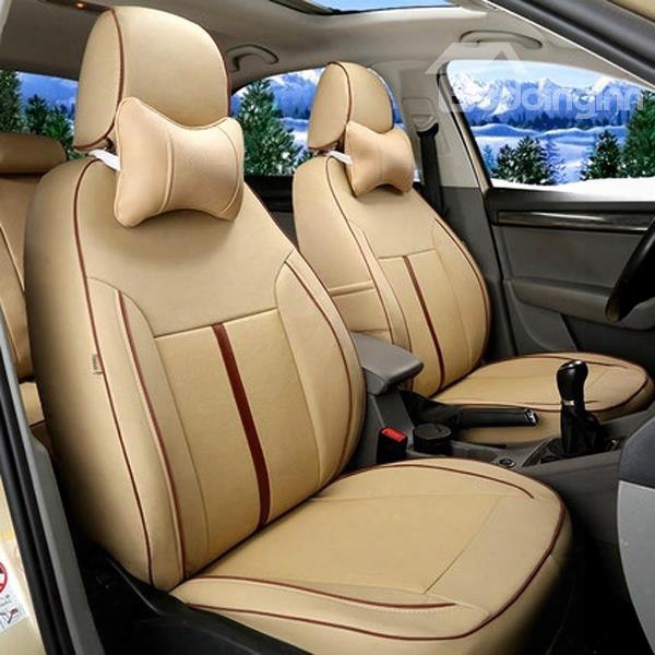 Classic Simplified Design With Streamlined Patterns Custom Car Seat Covers