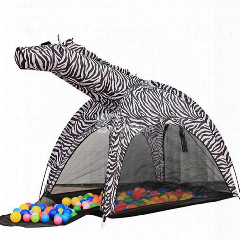 Creative And Funny Zebra Design Kids Indoor Tent