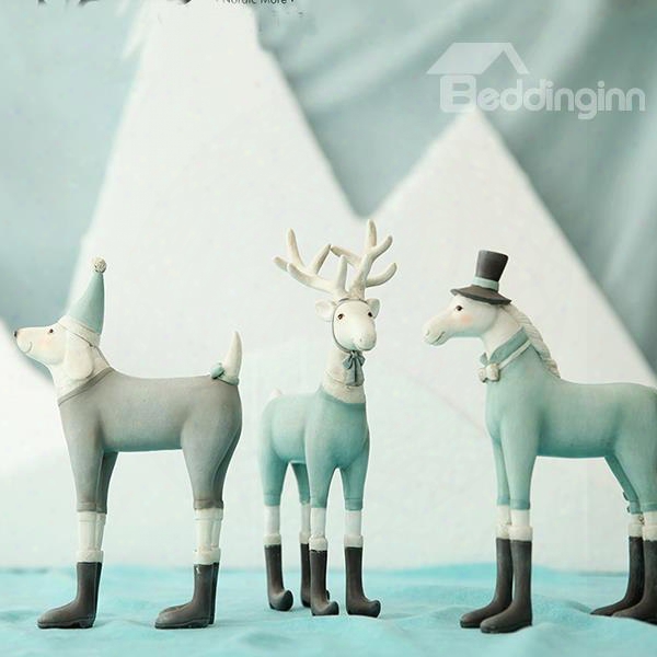 Cute Simple Northern Europe Style Animal Desktop Decorations