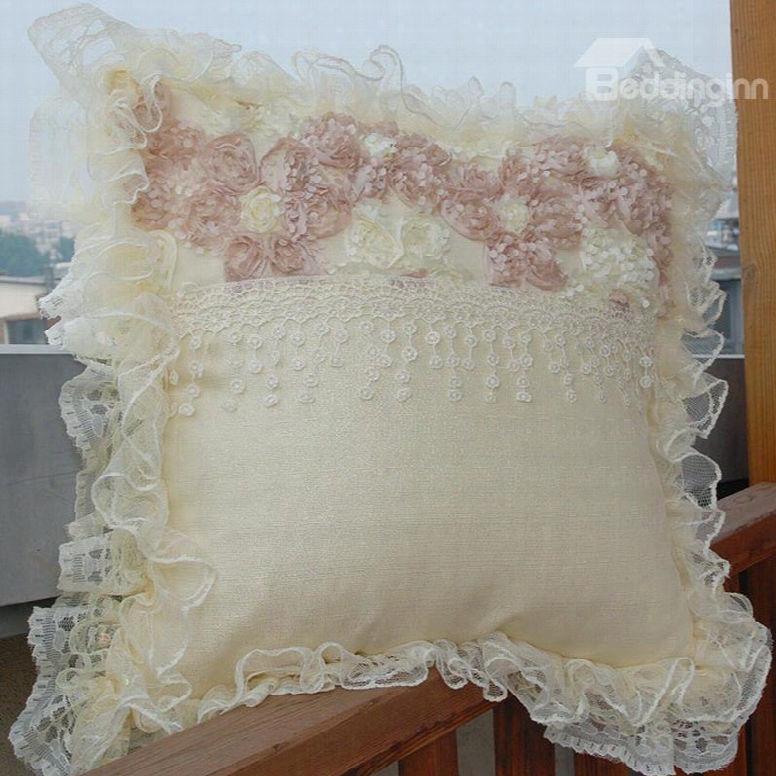 New Beautiful Floral Style Design Single Muti-use Car Pillow