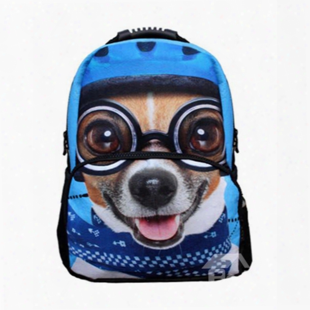 Outdoor 1.15l Cute 3d Puppy Durable 2 Layers Multi-functional Hiking And Traveling Daypack