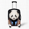 Cute Animals with Cloth Pattern 3D Painted Luggage Cover