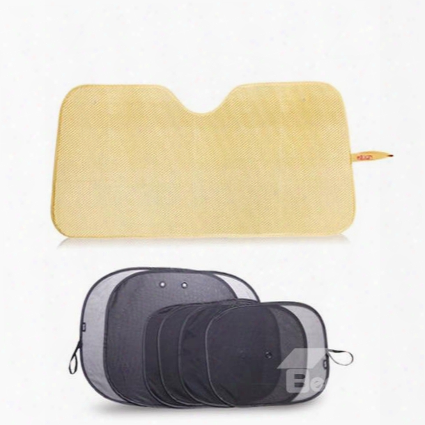 Seven Sets Tyrant Gold Style Car Sun Shades