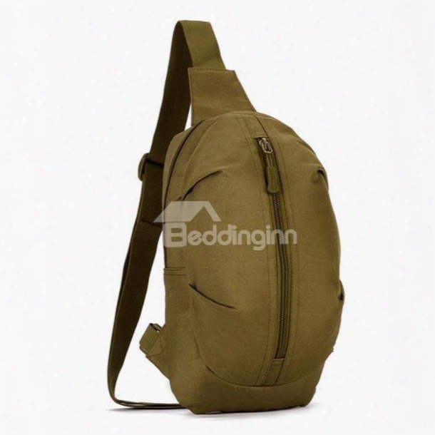 Single Shoulder Simple Style Outdoor Camping Trekking Backpack Daypack