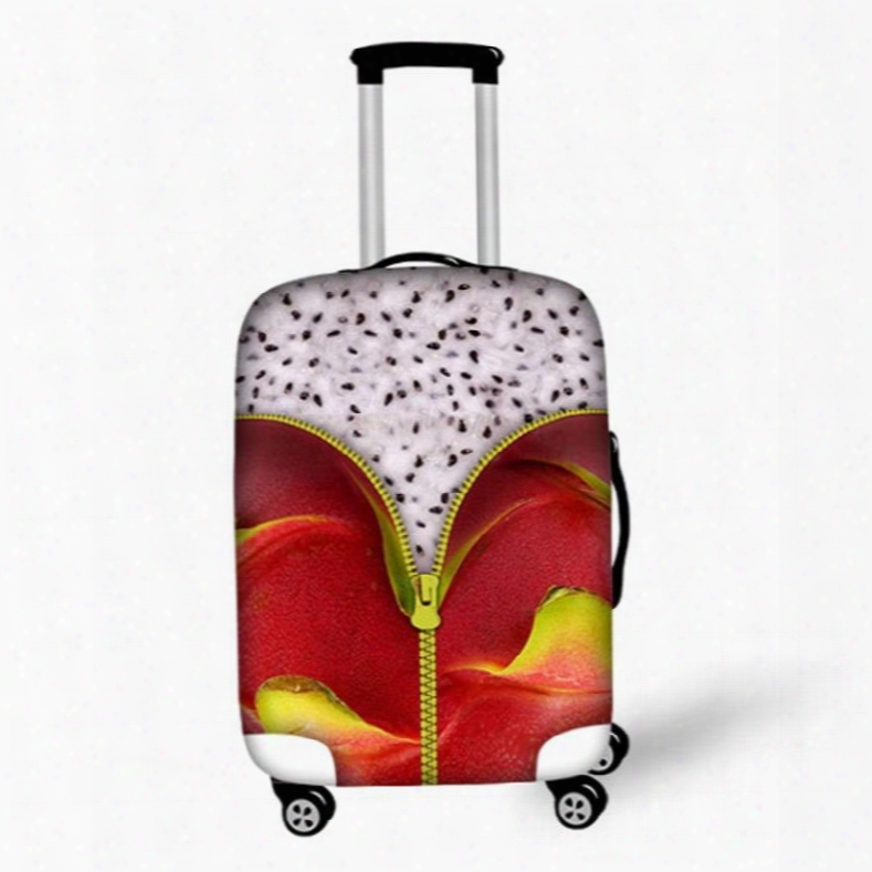 Special Pitaya Pattern 3d Painted Luggage Cover