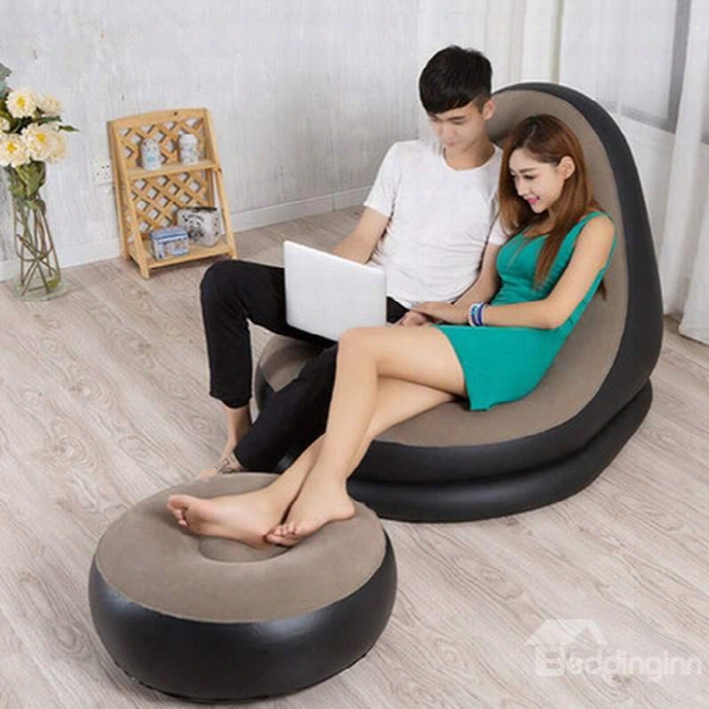 Super Softy Modern Design Inflatable Lazy Sofa Tatami Seat