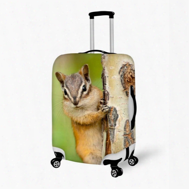 Creative Squirrel Pattern 3d Painted Luggage Cover