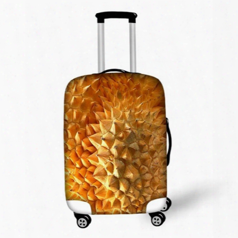 Durian Peel Pattern 3d Painted Luggage Cover