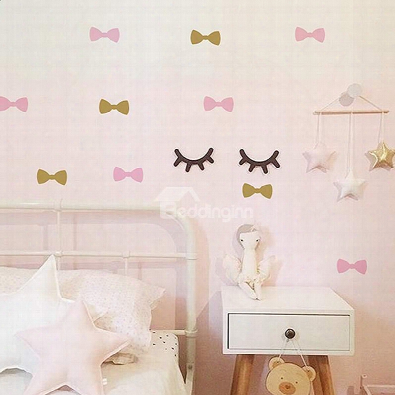 Lovely Bowknot Design More Colors Option Wall Decal