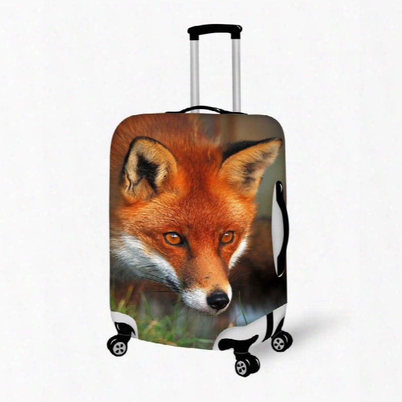 Luxury Fox Pattern 3d Painted Luggage Cover