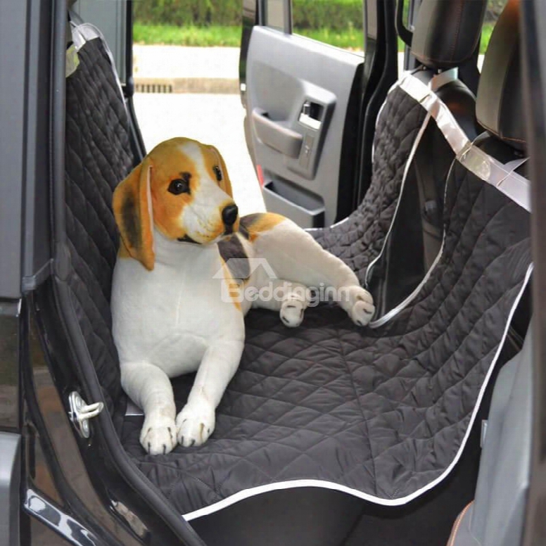 New Large Size Easy Install Durable Oxford Universal Car Pet Rear Seat Mat