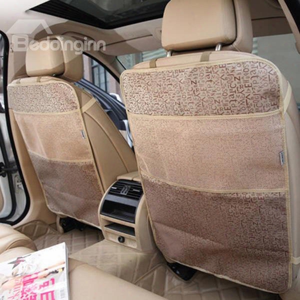 Simple And Large Waterproof Material 1-pair Caar Backseat Organizer