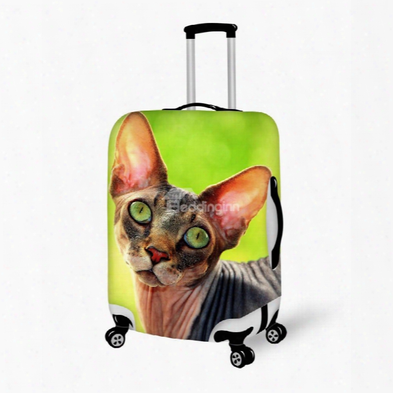 Stunning Sphynx Pattern 3d Painted Luggage Cover