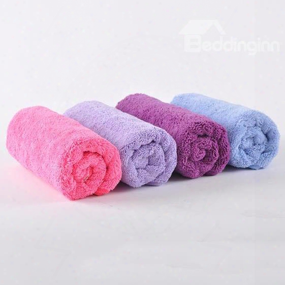 Super Water Absorption Pure Color Thick Towel