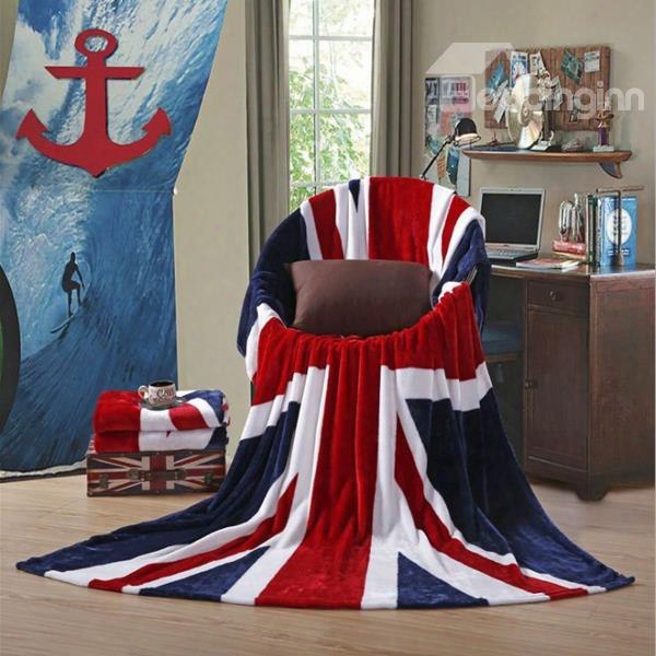 Union Jack Flag Design Soft Flannel Blanket