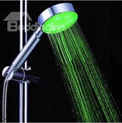 A Grade Abs Color Changing Led Hanldheld Shower Head