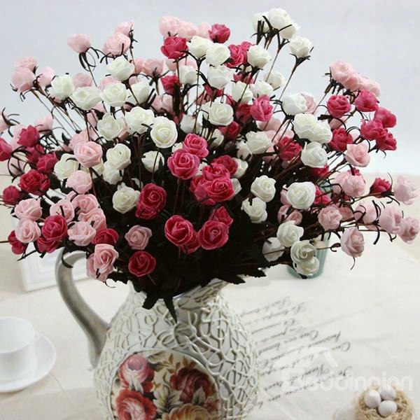 Beautiful Little Rose Bouquet Home Decorative Artificial Flowers