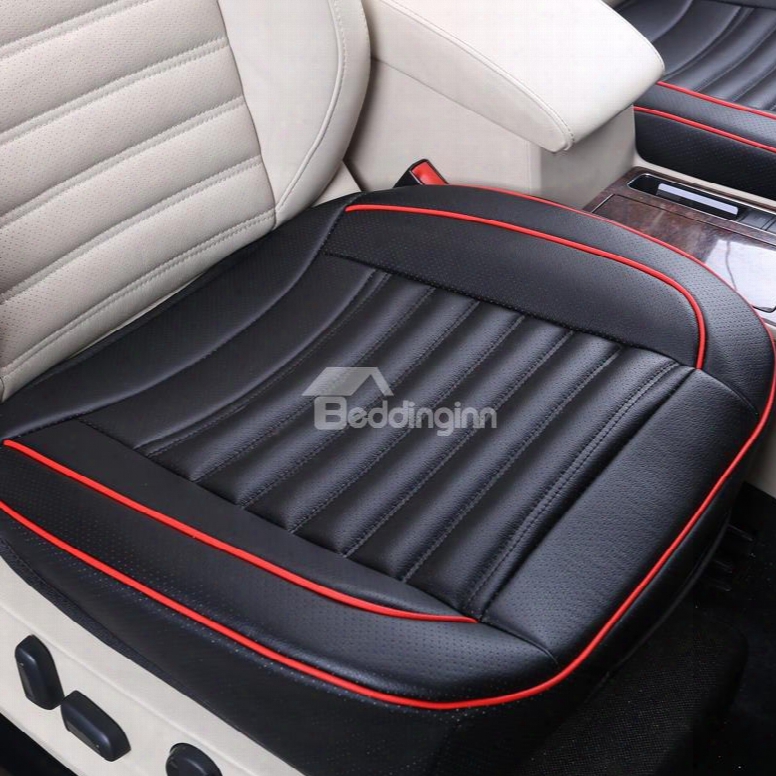 Business Style Simple Stripes With  Side Cushions Universal Fit Car Seat Mats