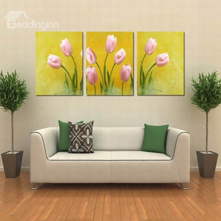 Fabulous Modern Design Flowers Pat Tern Framed Wall Art Prints