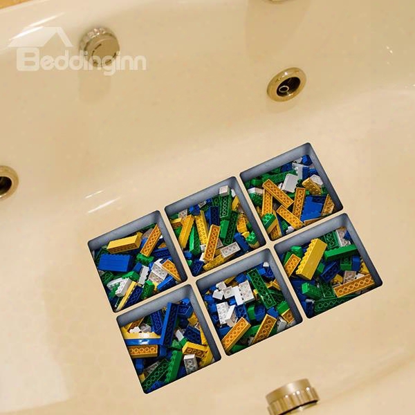 New Arrival Toy Pattern 3d Bathtub Stickers