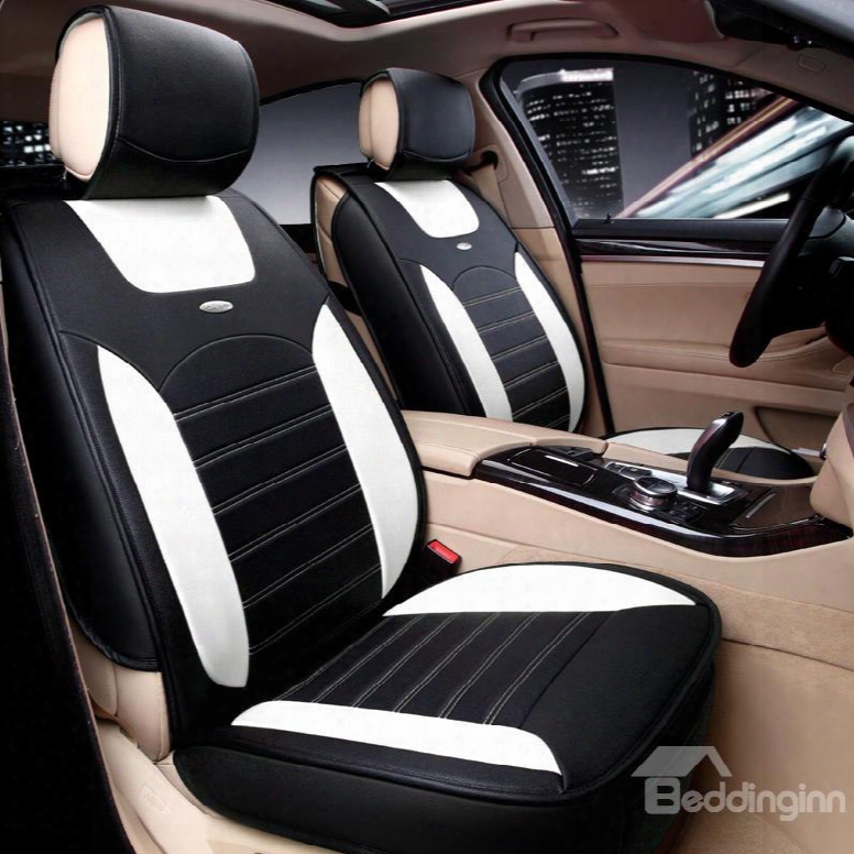 Sports Series Futuristic Design Contrasting Colors Universal Car Seat Cover