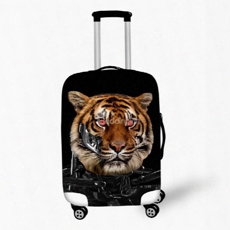 Tiger's Face Waterproof High Quality Outdoor Travel 3d Luggage Covers